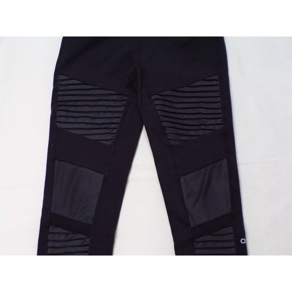 ALO High Waist Moto 7/8 Leggings Black Small $114 - Picture 8 of 10